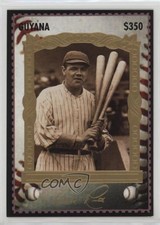 1994 Guyana Babe Ruth Sultan of Swat Stamp Cards $350 Babe Ruth #10 HOF