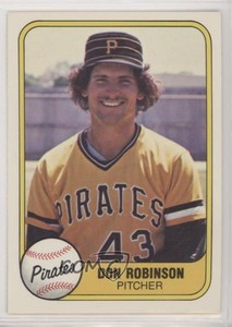 1981 Fleer Don Robinson #366