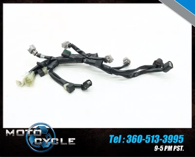 Yamaha FZ6 FZ6R FZ600 FZ 600 2011 6 inyector de combustible arnés de cableado telar 10-13 Y8 Foto 1 de 4