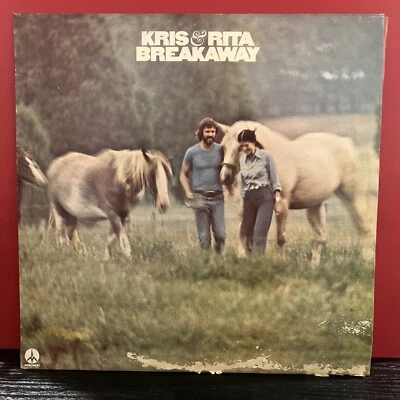 KRIS KRISTOFFERSON & RITA COOLIDGE  12" LP ' BREAKAWAY ' 1974  L35357 - Image 1 of 4