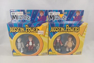 Mez-itz AUSTIN POWERS Dr Evil Fat Bastard & Mini Me 3" Figuras Mezco Lote NUEVO Foto 1 de 4