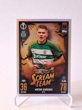 TOPPS UEFA CLUB MATCH ATTAX 2023/24 CARD SCREAM TEAM V. GYÖKERES