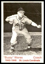 1975 TCMA 1942-1946 - CARDINALS - #- BUZZY WARES ST. LOUIS CARDINALS