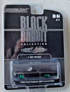 '65 FORD GALAXIE 500 CONV. GREENLIGHT Black Bandit GREEN MACHINE CHASE #01 of 82 - Picture 1 of 9