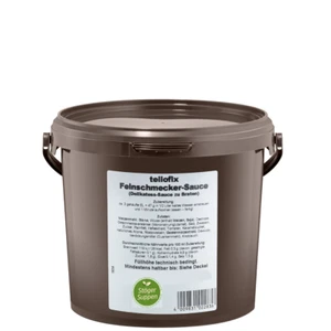 (EUR  12,50/kg) tellofix Feinschmecker Sauce 2 kg Eimer - 19.02.27 - Bild 1 von 2