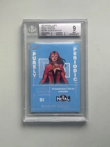 2021 Marvel X-Men Metal Universe Purely Periodic Scarlet Witch /91 BGS 9 - Bild 1 von 2