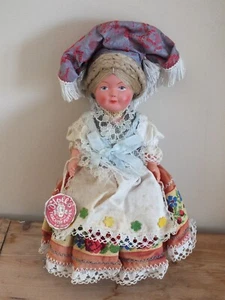 Alte deutsche Volkspuppe Moll's Trachtenpuppen, 25 cm - Bild 1 von 8