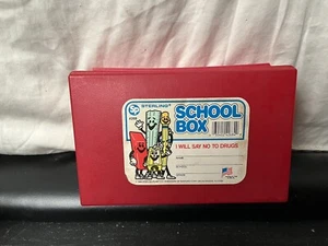 Vintage 1988 Sterling #268 Schulbox "I Will Say No Drugs" - Bild 1 von 6