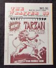 1990 THE WRAPPER objets de collection non sportifs fanzine #91 FN + 6,5 cartes Tarzan
