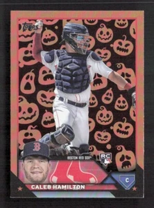 2023 Topps Update Caleb Hamilton RC Boston Red Sox Jack O Lantern - Picture 1 of 2