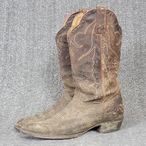 JB Dillon Botas Mujer 9.5 B Cuero Marrón Vaquera Occidental Bota de Trabajo JBW2303 - Imagen 1 de 9