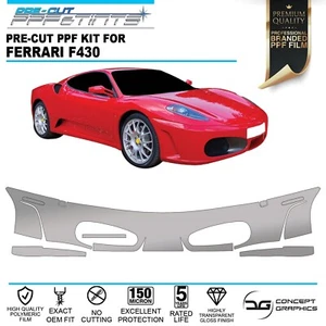 Película protectora de pintura PPF parachoques delantero protector de astillas de piedra para Ferrari F430 - Imagen 1 de 3