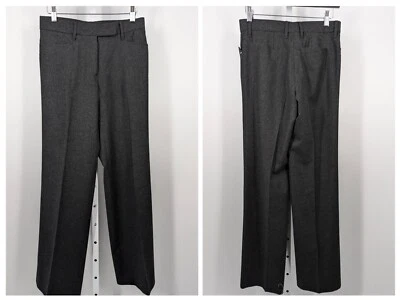 Pantalones Pantalón Calvin Klein Collection Mezcla Lana Carbón It 42 US 6 Franela Foto 1 de 4