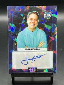 2021 TRU Creator Series 2 Josh Horton #AU-JGJ Blue Cracked Ice Auto /75 1st - Picture 1 of 2
