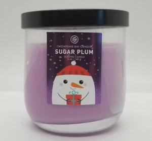 Chesapeake Bay Candles - Snowman Holiday Sugar Plum 1-wick 5 Oz. CANDLE TAG
