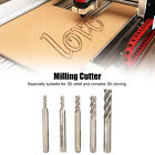 5pcs/set Professional High Speed Steel Router Bit CNC Engraving Milling Cutter