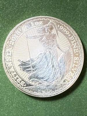 2018 GREAT BRITAIN 2 Pounds Standing Britannia 1oz Legend on the edge - Image 1 of 4