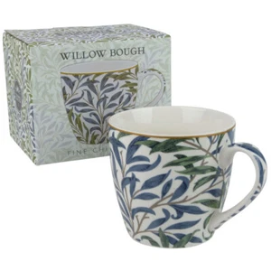 William Morris Willow Bough China Breakfast Mug 400 ml - Picture 1 of 5