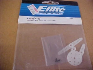 E-FLITE EFLRSA100 = S60 SERVO STANDARD ARM SET, FINE SPLINE (NEW OPENED) - Picture 1 of 1