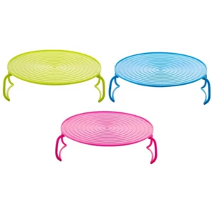 3 Stück Multifunktionales Geschirrregal Mikrowellenablage Regal Küche für Dampfgarer - Bild 1 von 12