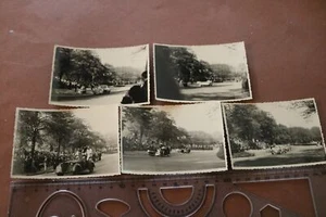 fünf alte Fotos Auto und Motorradrennen - Oldtimer - Porsche usw. 50-60er Jahre - Picture 1 of 9