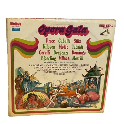Various Opera Gala (Vinyl, 1970, 2x LP) RCA Red Seal VCS-7061 VG+ LP Record - Image 1 of 4