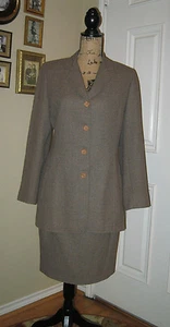 FRANCESS ERITA 2pc Skirt and Jacket Blazer Set ~ SZ 10 & 12 ~ Very Smart! - Picture 1 of 12