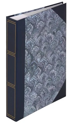 Large Memo Slip In Photo Album Holds 300 6 x 4 Photos (10x15cm) - Blue Marble - Image 1 of 4