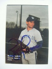 BRYCE FLORIE signed 1990 WATERLOO Best baseball card AUTO RED SOX TIGERS BREWERS