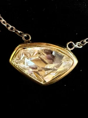 Collar Silpada Plata de Ley 925 con Cristal de Swarovski Conjunto en Tono Dorado Foto 1 de 4