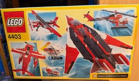 NEW LEGO Designer Set 4403 Air Blazers Helicopter Jet Airplane Plane Idea Book