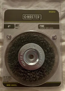 Rueda de alambre prensado fino Master Mechanic de 4 pulgadas para herramientas eléctricas 842812 - Imagen 1 de 2