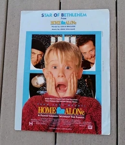 RARE/VINTAGE "Home Alone" Sheet Music "Star Of Bethlehem" (1990) EXC COND - Picture 1 of 3