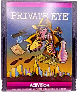 ATARI VCS 2600 -- PRIVATE EYE (ACTIVISION) #NTSC - Foto 1 di 4