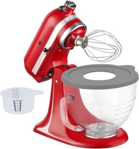 Glass Bowl Covers for KitchenAid 5 Quart Tilt-Head Stand Mixers 2PCS - Picture 1 of 4