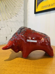 NEW Stunning Large Otto Keramik Fat Lava Bull 1010 - Picture 1 of 8