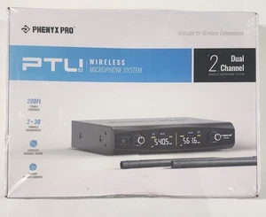 Sistema de micrófono inalámbrico Phenyx Pro, juego de micrófono inalámbrico de metal PTU-52-1H1B - Imagen 1 de 3