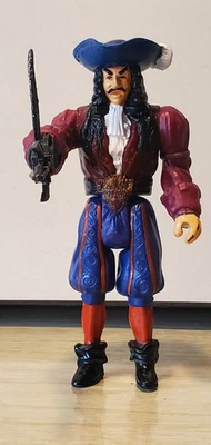Figura de acción de colección Mattel Toy Captain Hook película 1991 Dustin Hoffman Foto 1 de 3