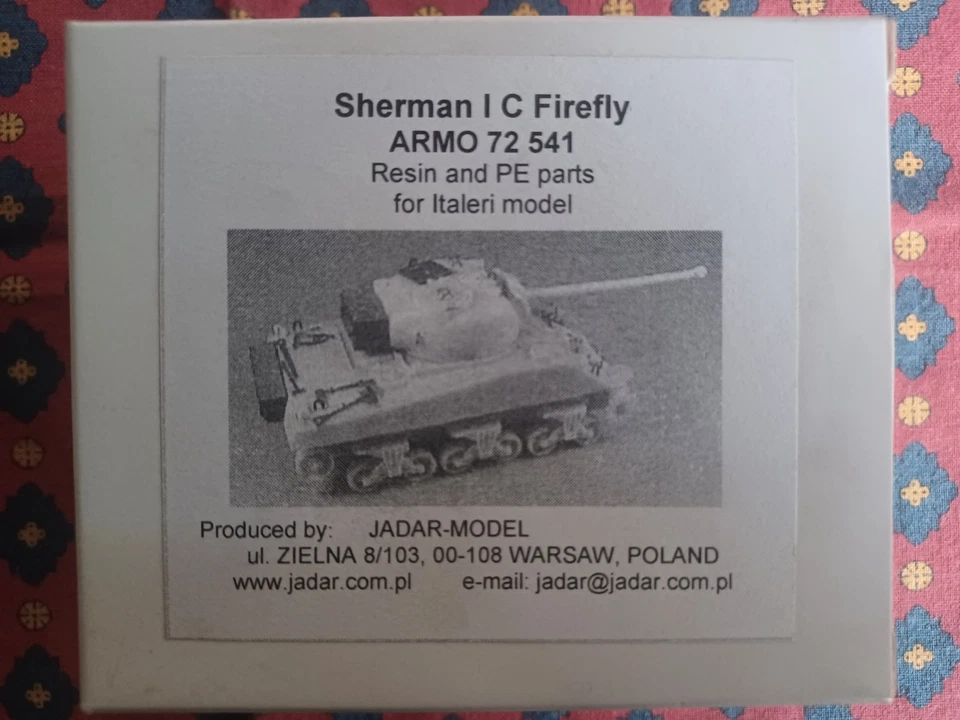 ARMO 72541 -Tank, Medium, SHERMAN IC (M4A2 Firefly) -  1/72 resin conversion kit - Immagine 1 di 1