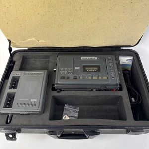 Vintage HHB PORTADAT PDR-1000 4-Head DAT Recorder w/ Hard Case, Charger & Tape – - Picture 1 of 22