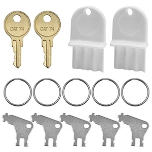 Paper Towel Dispenser Key Set 9 Pcs 50504 Keys + Plastic Waffle Keys + 33043 - Picture 1 of 7