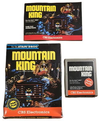 Mountain King (Atari 2600, 1983) Complete In Box! Tested & Works! - Image 1 of 2