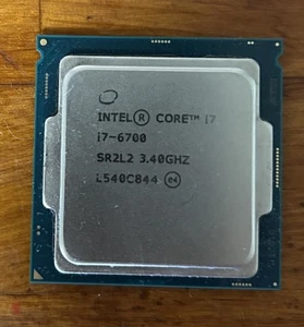Processeur Intel Core i7-6700 (3,40 GHz, 4 cœurs, LGA 1151) - SR2L2 - Photo 1/2