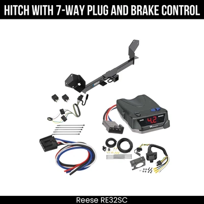 Paquete de remolque de enganche + control de freno para receptor 16-18 Buick Envision 84080 2" clase 3 Foto 1 de 4