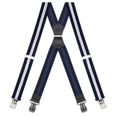 Tirantes Buyless Moda Resistente Hombres - 48 Correas 1 1/2 - X Espalda Fuerte Clips Foto 1 de 4