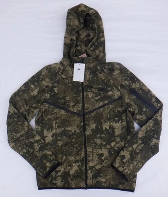 Sudadera con capucha Nike Tech Fleece Windrunner $140 para hombre S camuflaje cremallera completa HV5055-276 - LEER Foto 1 de 4