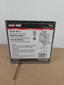 Red Dot 2IH3-1 Scatola Elettrica a Due Bande Resistente alle Intemperie, Alluminio, - Foto 1 di 6