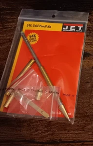 24k Gold Mount Bland Style Pen Kit. JET Equipment Co. # 709005. NEW ! - Picture 1 of 2