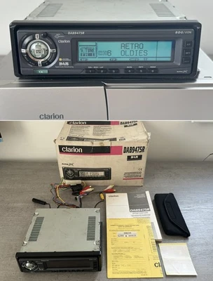 CLARION DAB9475R  vintage flagship DAB tuner head unit + CDC1235 CD-changer - Bild 1 von 4