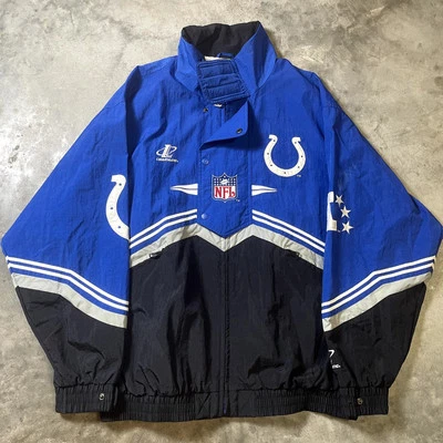 Chaqueta atlética de los Indianapolis Colts NFL con logotipo vintage Foto 1 de 4
